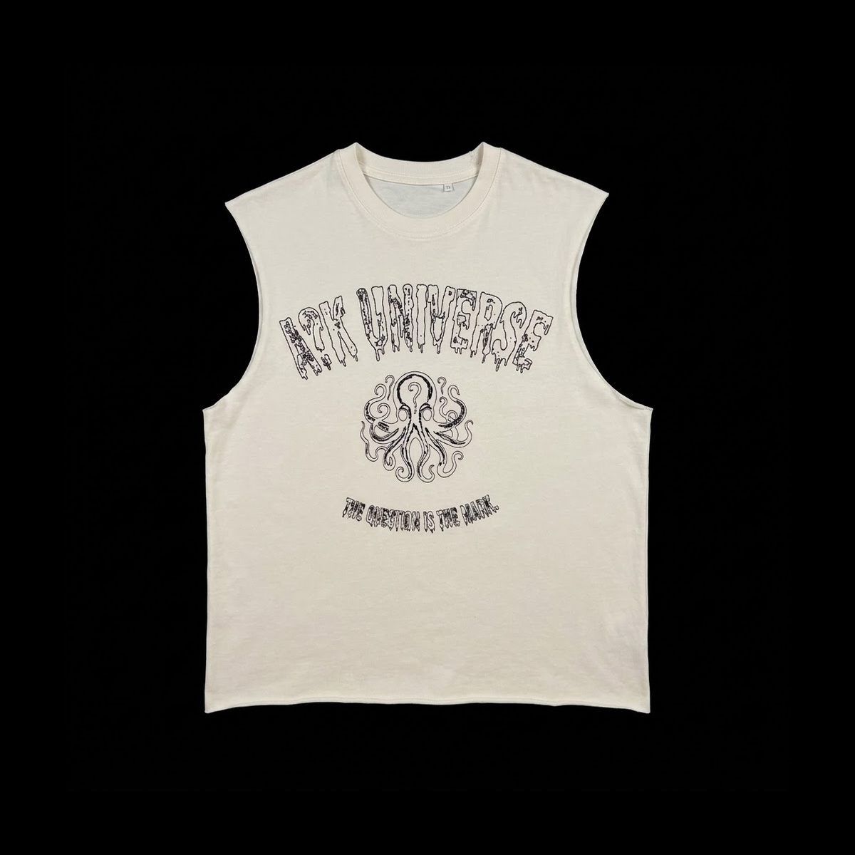 TANK TOP « AGAE » WHITE — A?K UNIVERSE, streetwear Genève